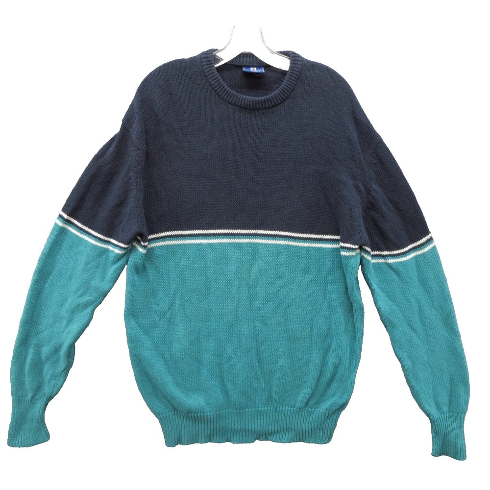 Norsport Mens Sweater Size XL Cotton Blend Long Sleeve Hong Kong Vintage